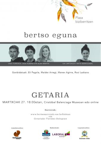 , GETARIAKO &#8216;BERTSO EGUNA&#8217;., Getariako Udala