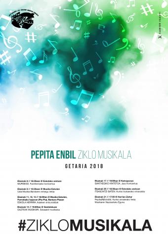 , PEPITA ENBIL Ziklo Musikala &#8212; 2018ko Maiatza-Ekaina, Getariako Udala